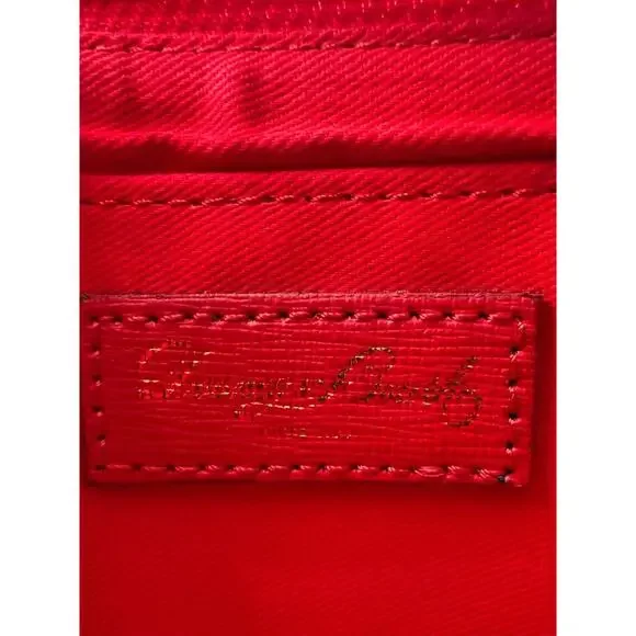 Dooney & Bourke Red Chevron Bag / Wristlet - Picture 6 of 7